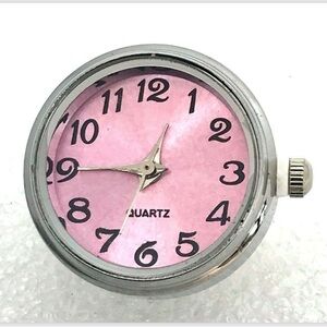 Snap button Working Watch 20mm Gingersnap  ASN20 pink